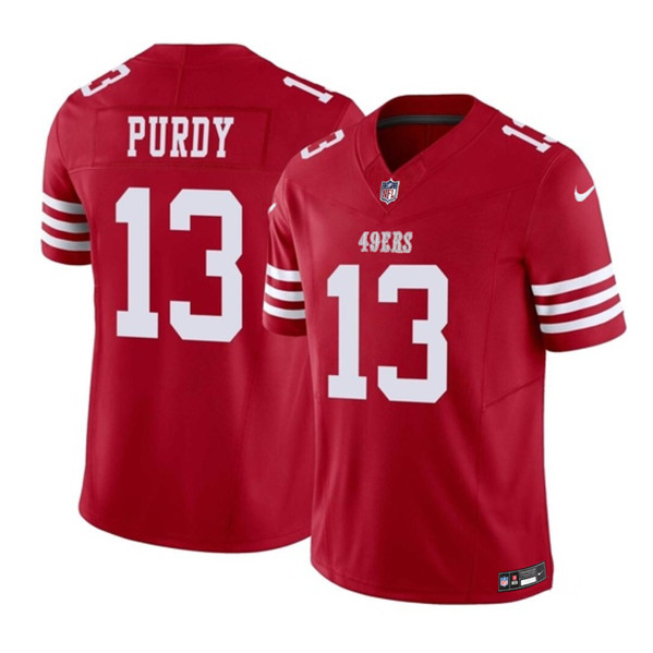 Youth San Francisco 49ers #13 Brock Purdy Red 2023 F.U.S.E. Vapor Untouchable Limited Football Stitched Jersey